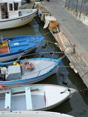 Boote im Hafen von Castiglione della Pescaia